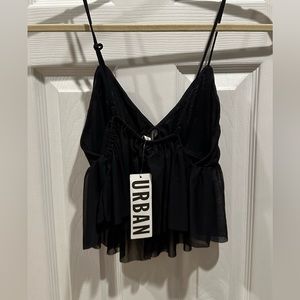 Urban outfitters black going out top